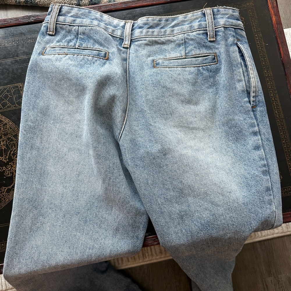 VINTAGE John Galt Light Blue Low Rise Jeans one size fits like S NWOT - Picture 8 of 9